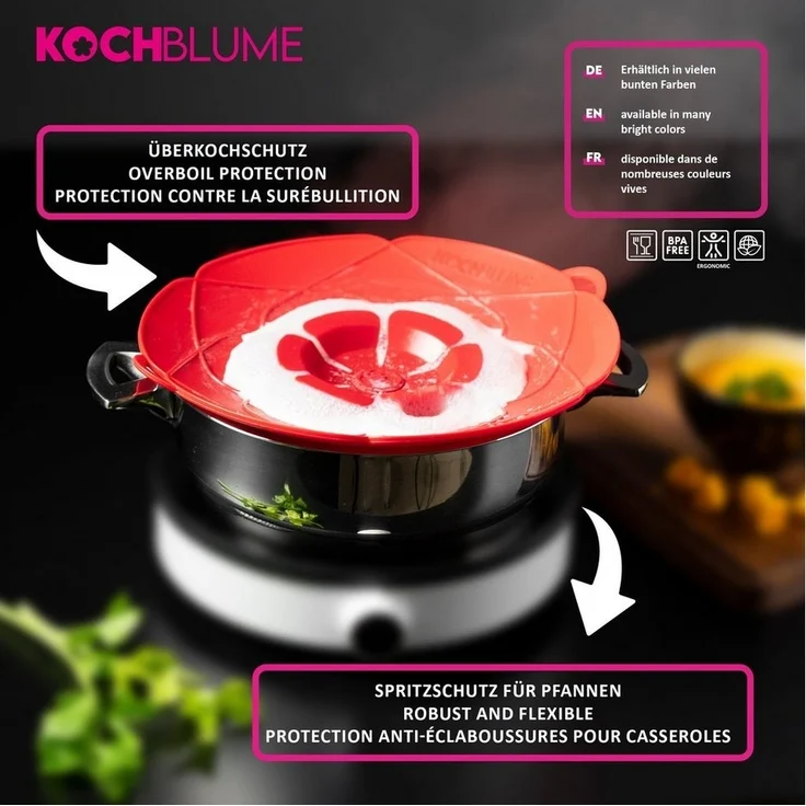 Kochblume Universaldeckel Kochblume M Anthrazit – Bild 2