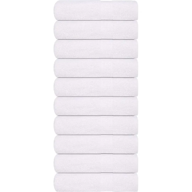 vidaXL Badetücher FROGN 10 Stk. Weiß 100x150 cm 360 g/m² 136659