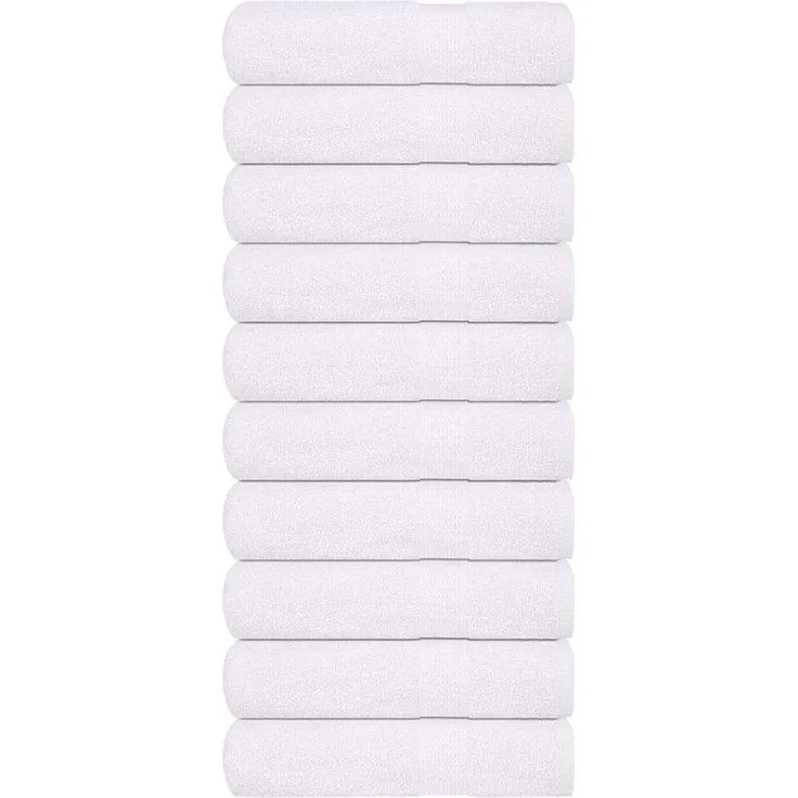 vidaXL Badetücher FROGN 10 Stk. Weiß 100x150 cm 360 g/m² 136659 – Bild 1