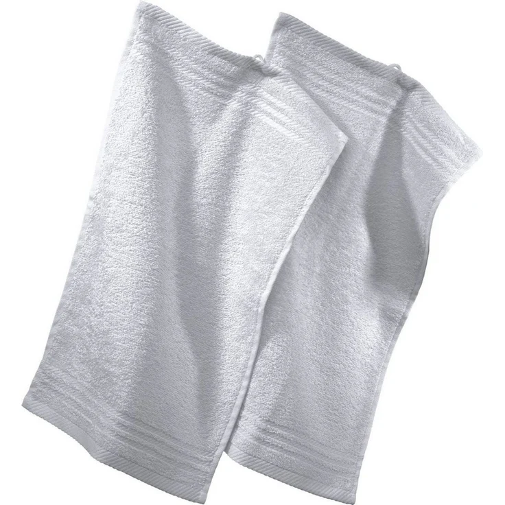REDBEST Gästehandtuch Gästetuch 2er-Pack, Frottier (2-St), Walk-Frottier Uni – Bild 2