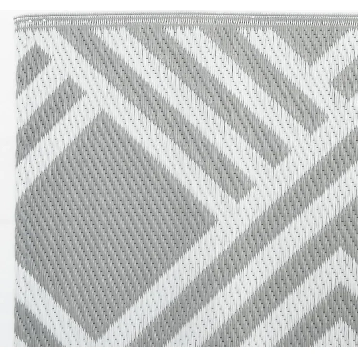 vidaXL Outdoor-Teppich ARAKIL Grau 120x180 cm PP 368562 – Bild 5