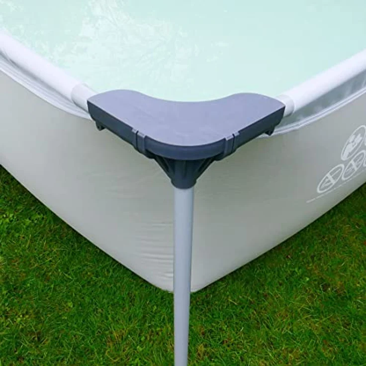 yourGEAR Rechteckpool Pool 300x200x70 cm Gartenpool Planschbecken Familienpool Schwimmbecken – Bild 4