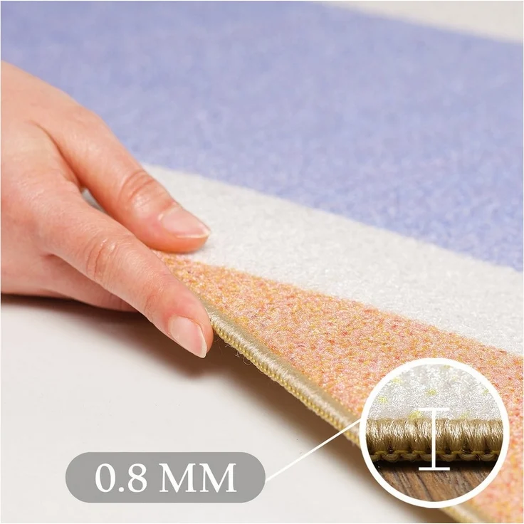 SIMPEX24 Teppich Sonnenstrahlen, Rechteckig, Höhe: 7 mm, Jungen-Mädchen Babyzimmer Teppich Kinderzimmer – Bild 2