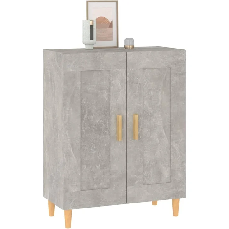 Sideboard, Kommode Betongrau 69,5x34x90 cm Holzwerkstoff – Bild 5