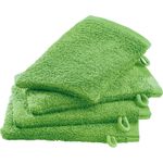 Erwin Müller Waschhandschuh Waschhandschuh "Ludwigsburg" 4er-Pack, Frottier, Walk-Frottier Uni