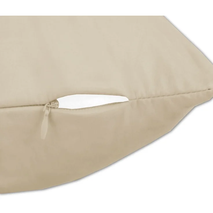 Seitenschläferkissen 40x140 cm (1100 g Füllung) - prall gefülltes Hochwertiges Stillkissen mit abnehmbaren Bezug ( Beige ) - Seitenschläfer Körperkissen – Bild 3