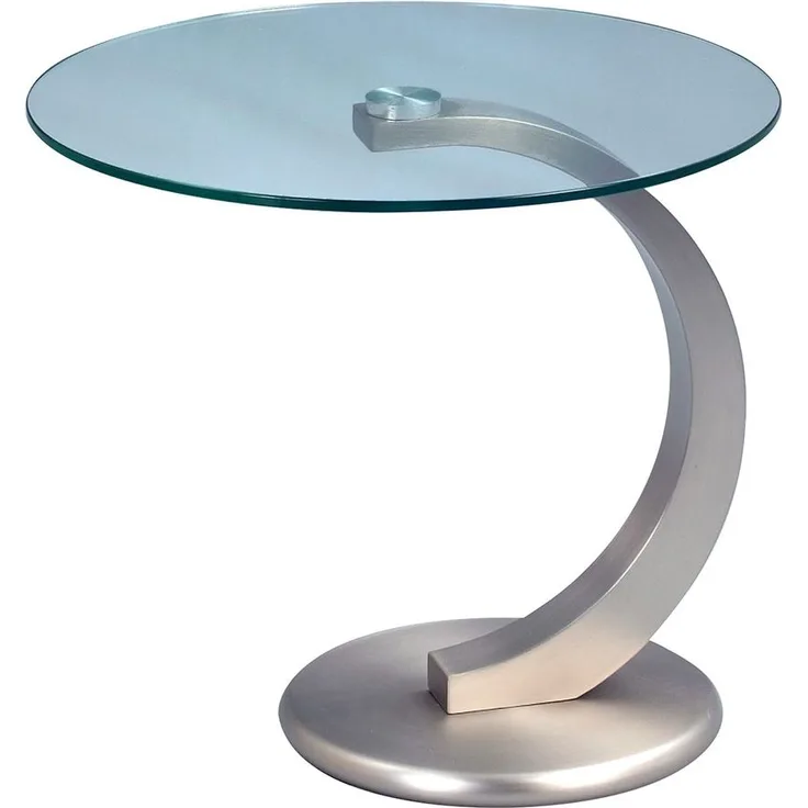 Beistelltisch >Egor< in siehe Produktbeschreibung aus Glas - 50x46x50cm (BxHxT)