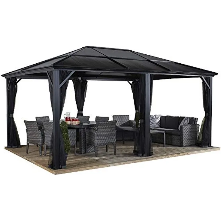 Sojag Meridien 1216 | Pavillon mit festem Dach |