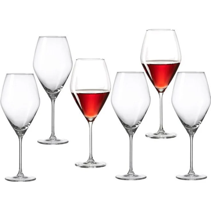 Ritzenhoff & Breker Rotweinglas Salsa, Glas, (Burgunderglas), robust und kristallklar, 6-teilig – Bild 4