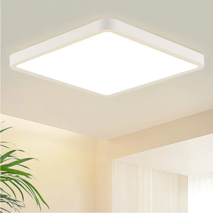 Nettlife LED Panel LED Deckenleuchte Flach 23CM 3000/6500K 18W, LED fest integriert, Warmweiß, Deckenbeleuchtung zimmerlampe Küchenlampe Flurlampe