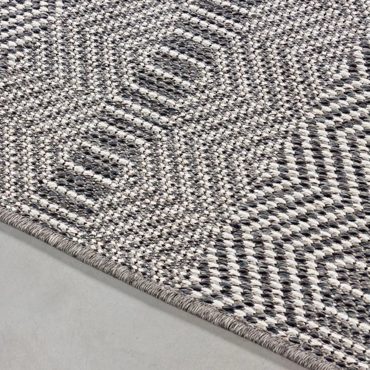 Carpettex Outdoorteppich Boho-Design, Läufer, Höhe: 7 mm, Outdoor Teppich Boho Design Wetterfest für Terrasse Balkon Küche – Bild 2