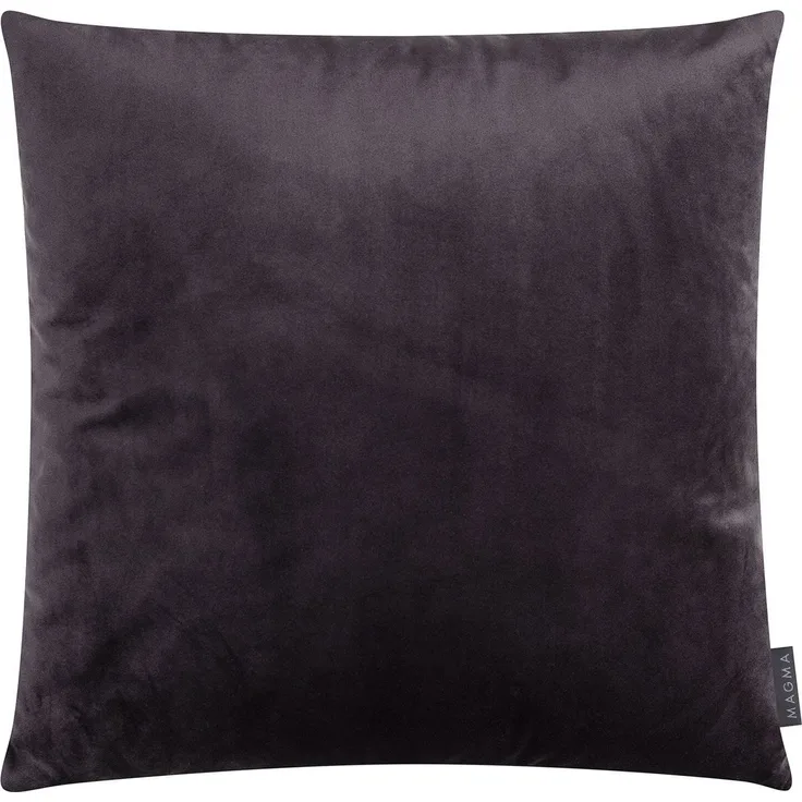 Magma Dekokissenhülle Samt Uni|40x40 cm| anthrazit