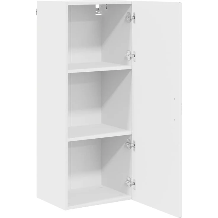vidaXL Wandschrank PORTO Hochglanz Weiß 40 x 31 x 100 cm Holzwerkstoff 885469 – Bild 5