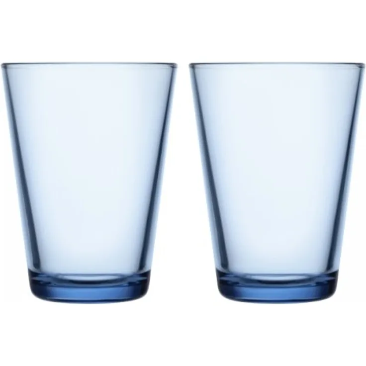 Iittala Kartio Glas - 40 cl - Aqua - 2 Stück 1025688