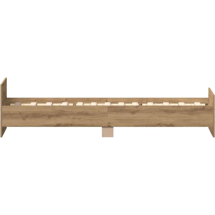vidaXL Bettgestell mit Kopfteil Artisan-Eiche 80 x 200 cm 8009034 – Bild 5