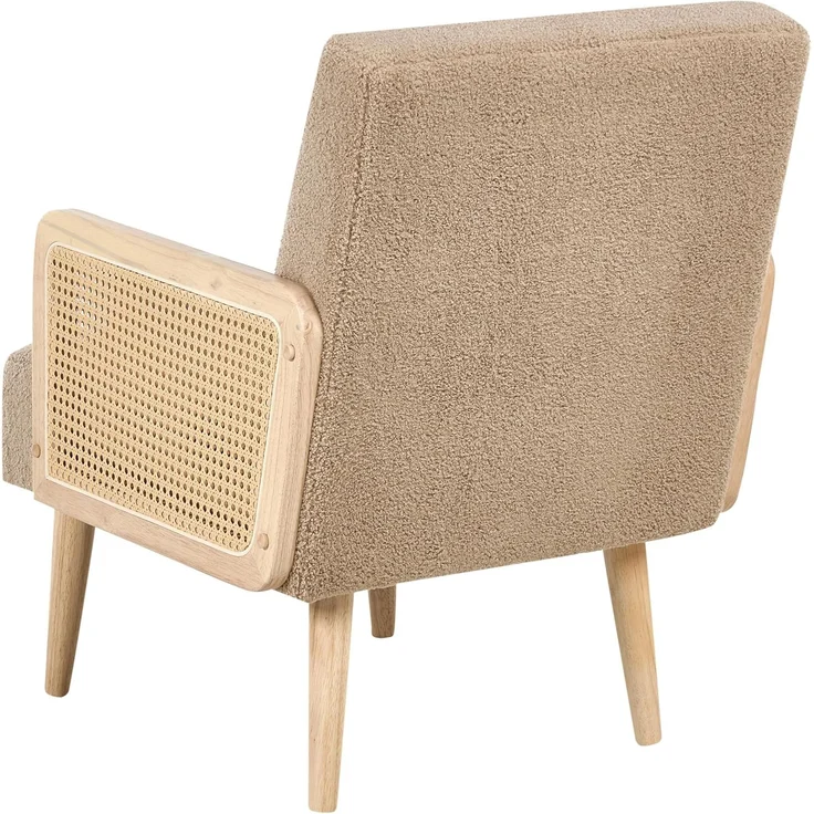 Sessel HOJBY Bouclé Beige – Bild 7