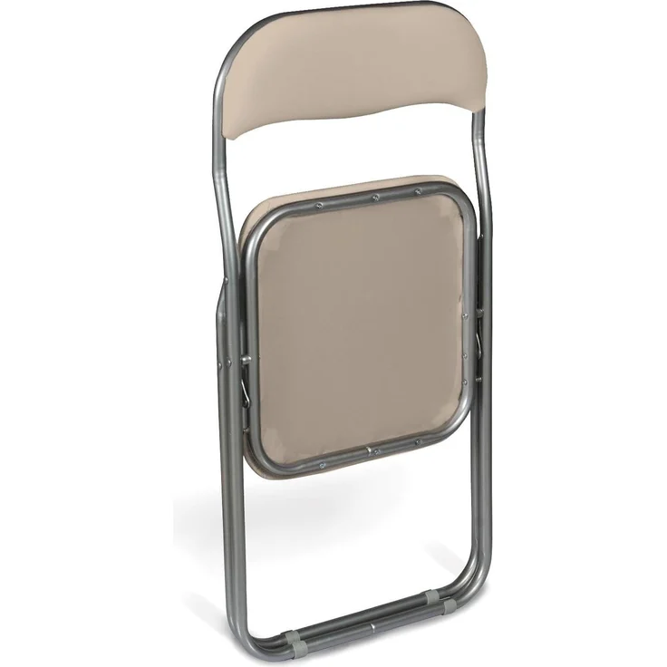 Dmora Set aus sechs Klappstühlen, Sandfarbe, Maße 43 x 47 x 78 cm – Bild 5