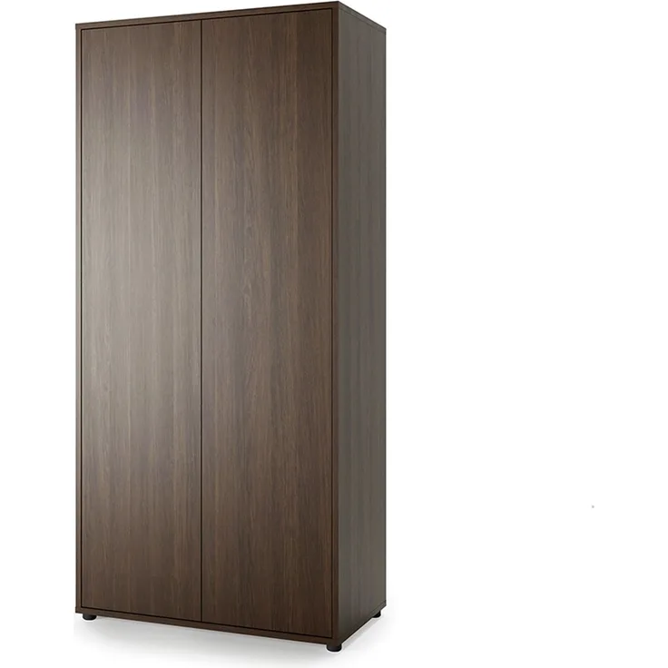 MEBLINI Kleiderschrank BC-20 für Schrankbett - Dunin Eiche - 101x217x55cm - 2 Türig - Drehtürenschrank mit Einlegeböden und Kleiderstange