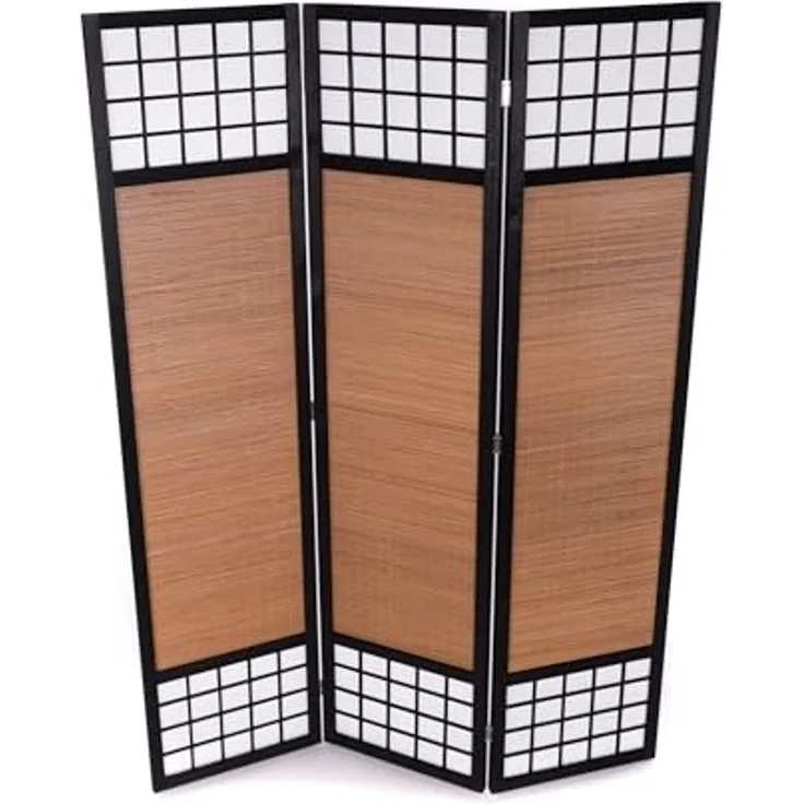 CREEDWOOD Paravent JAPANISCHER RAUMTEILER "OSAKA", 170x120 cm, 3-teilig, Shoji Paravent – Bild 7