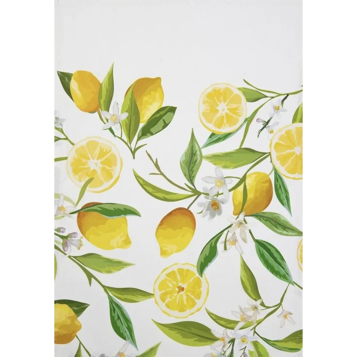 Magma Heimtex Geschirrtuch 'Frutta' 50 x 70 cm Limone - Gelb, Zitronen, 100% Baumwolle