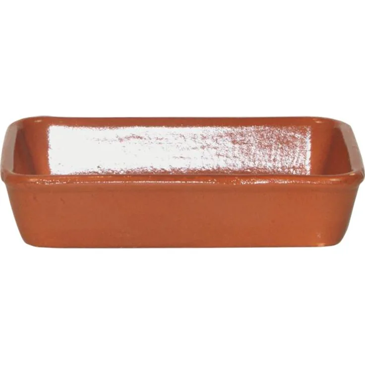 Rechberger Keramische Lasagneform, 190 x 140 x 40 mm, braun
