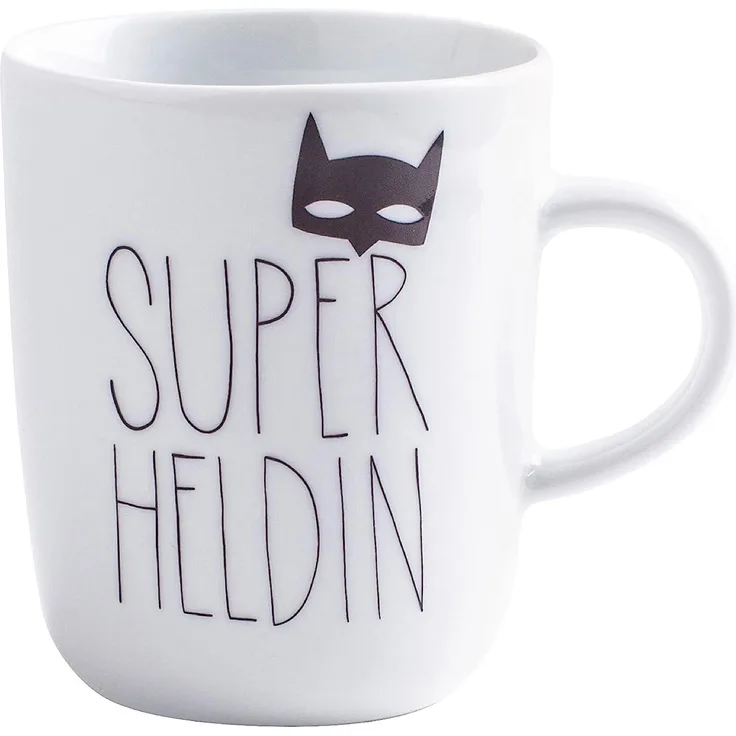 Becher 0,35 l Happy Cups Superheldin Kahla Becher - Mikrowelle geeignet, Spülmaschinenfest