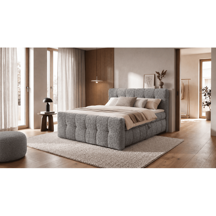 Boxbett Noosa von ED Exciting Design 180 x 200 cm mit Bettkasten – Ravello Flachgewebe
