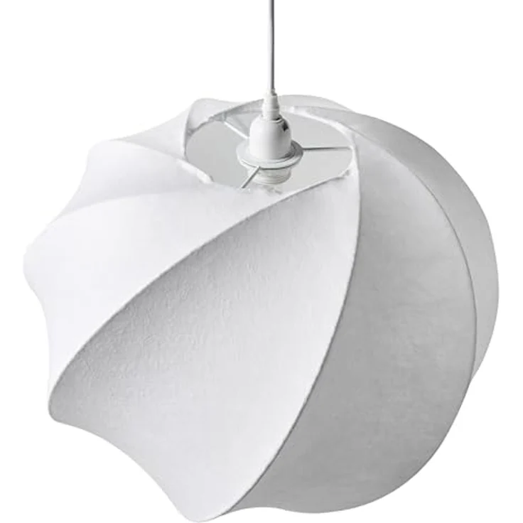 Hängeleuchte MAQUINE Kunstseide Weiß – Bild 5