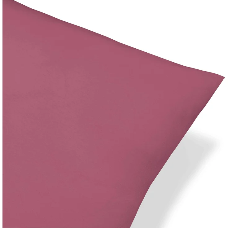 biberna Feinjersey-Kopfkissenbezug, brombeer, 2x 80x80cm – Bild 2