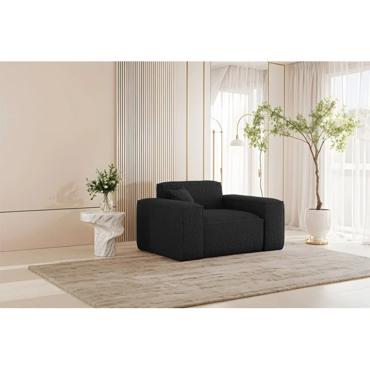 Sessel Designersessel CELES PREMIUM in Stoff Sven Schwarz – Bild 1