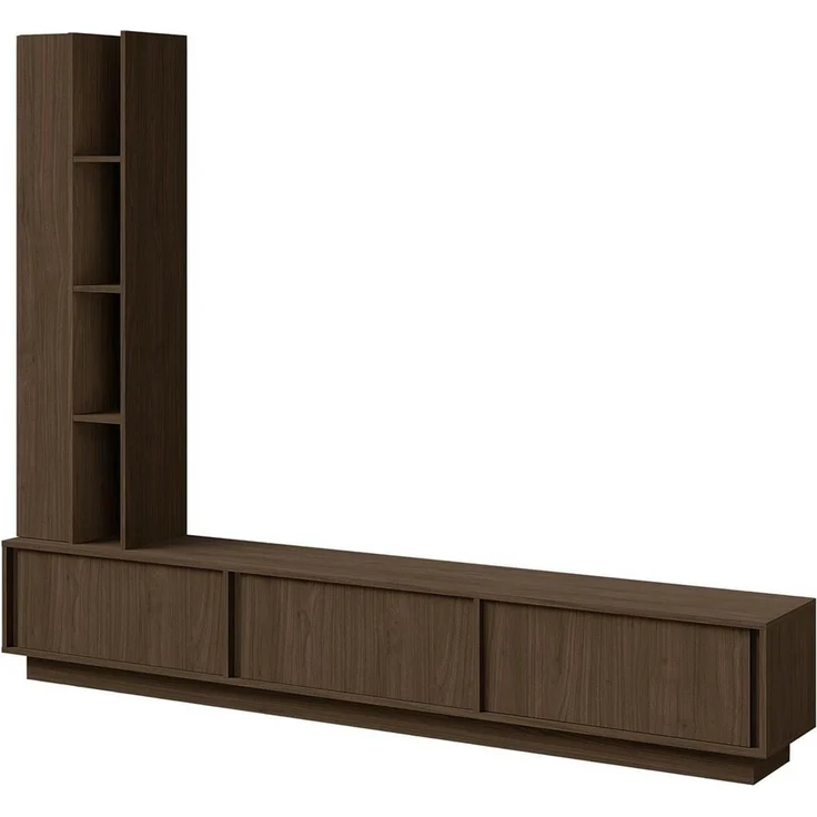 Compleo Wohnwand "MARVI" TV-Wohnwand mit Lowboard und Hochschrank, (Japandi Stil), Lowboard und Regal Hängend oder stehend – Bild 4