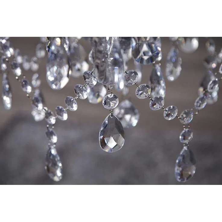 riess-ambiente Kronleuchter CRYSTAL 55cm klar, ohne Leuchtmittel, Hängelampe · Wohnzimmer · Acryl · Schlafzimmer · Barock Design – Bild 8