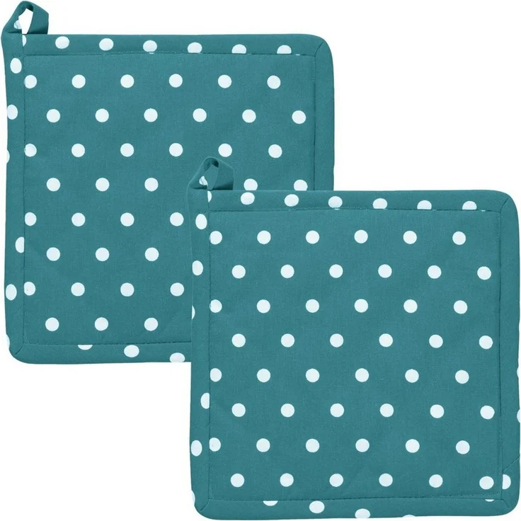 REDBEST Topflappen Topflappen "Orlando" 2er-Pack, Punkte – Bild 1
