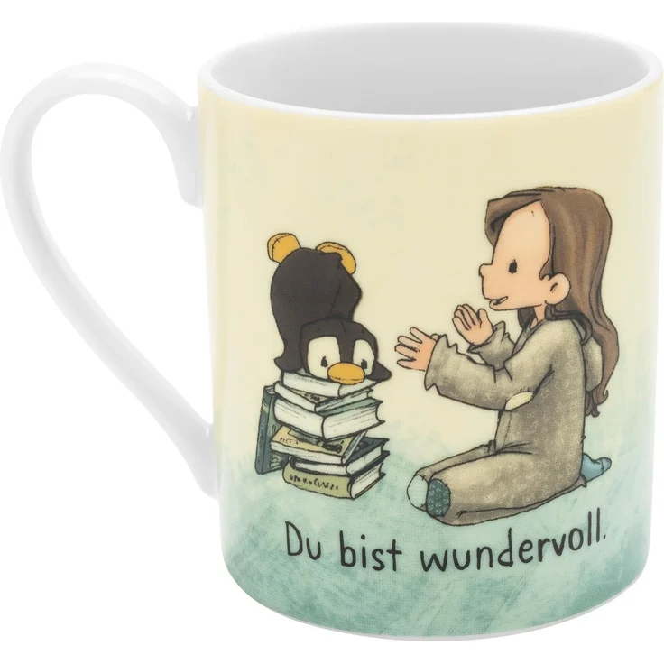 Tasse Becher Milch Kakaotasse Sheepworld Geschenk für Kinder ANOUK Pinguin 73954 – Bild 4