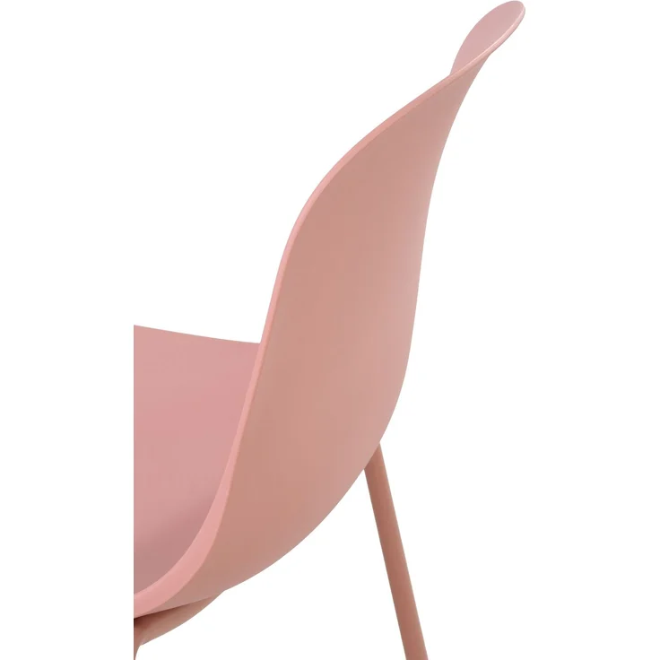 CLP 2er Set Stühle Hardin, stapelbare gartenstühle, wetterfest und UV-beständig,pink – Bild 6