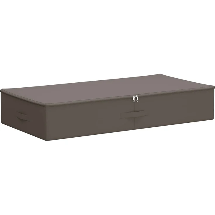 vidaXL Aufbewahrungsbox Vliesstoff 90 x 48 x 15 cm 64,8 L Grau 42024638 – Bild 2