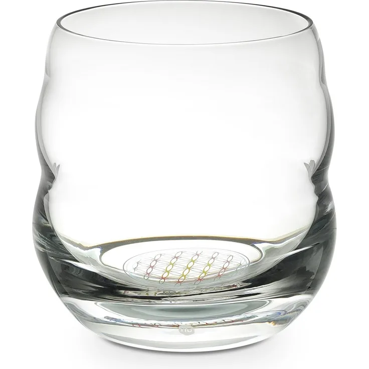 Vitalwasser-Trinkglas Mythos happy mit BDL bunt -- 250 ml