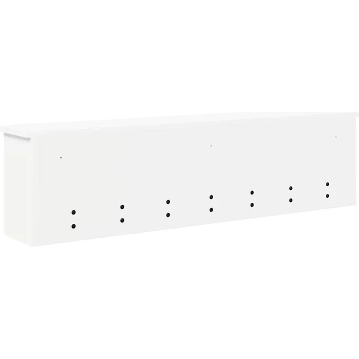 vidaXL Wandmontierter nachttisch Weiß 100 x 16 x 26 cm Holzwerkstoff 874323 – Bild 7