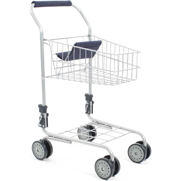 Supermarkt-Einkaufswagen navy blue