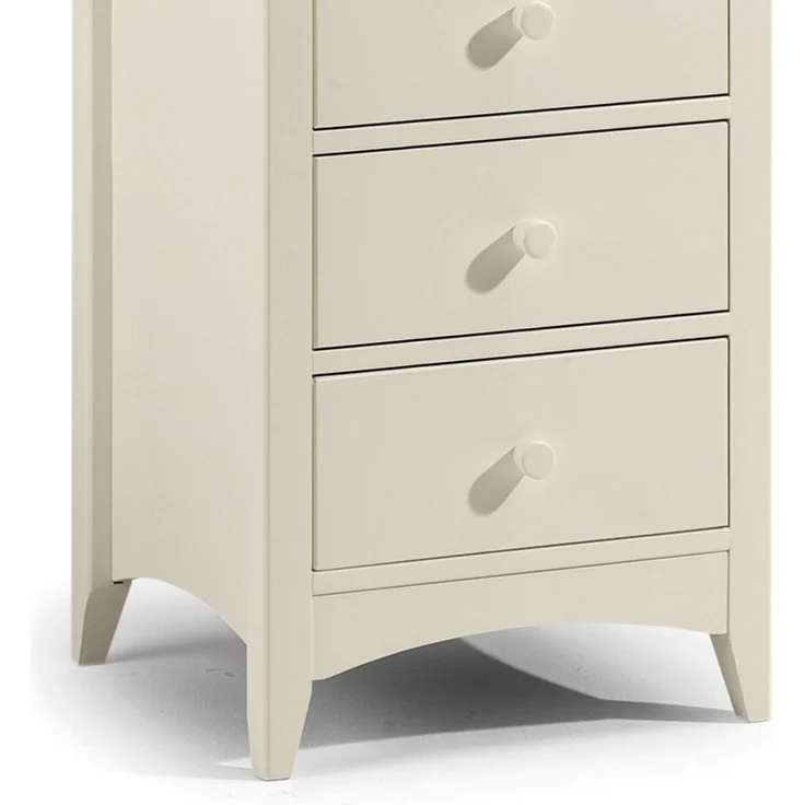 Die schmale Kommode Cameo von Julian Bowen mit 7 Schubladen in Steinweiß ist eine elegante und praktische Aufbewahrungslösung – Bild 7