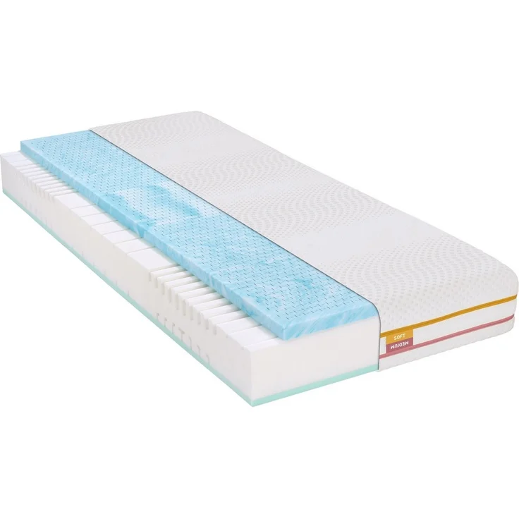 Komfortschaummatratze ergonomische Wendematratze 2in1, Irisette 2for4 KS, Irisette, 22 cm hoch, zwei Härtegrade vereint in einer Matratze – soft und medium – Bild 5