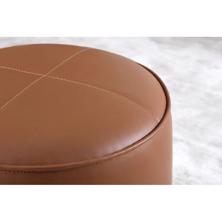Hanah Home 'Nocbel - Tan' Pouffe, Bräunen, 40 x 43 x 40 cm – Bild 3