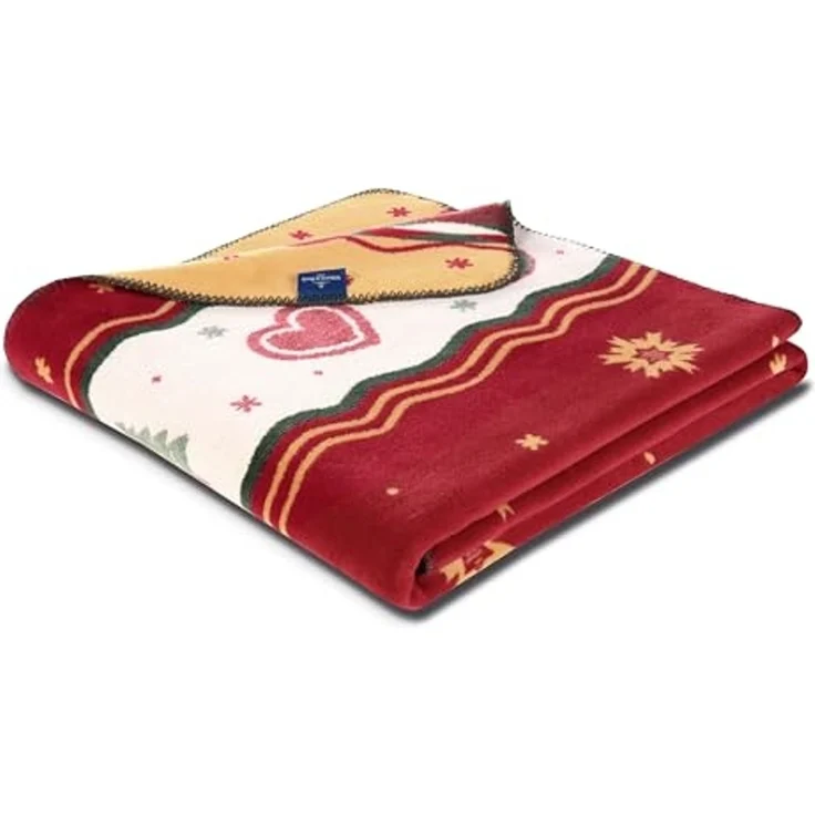 Wohndecke Toy's Delight Ruby mit weihnachtlichen Motiven, Weihanchtsdecke in, Villeroy & Boch, Made in Germany – Bild 3