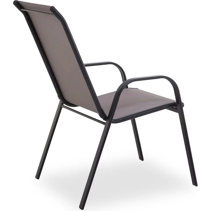 Outdoor Gartenstuhl Gartenstuhl outdoor NILS BHT 54x93x74 cm braun Stapelstuhl Klappstuhl – Bild 2