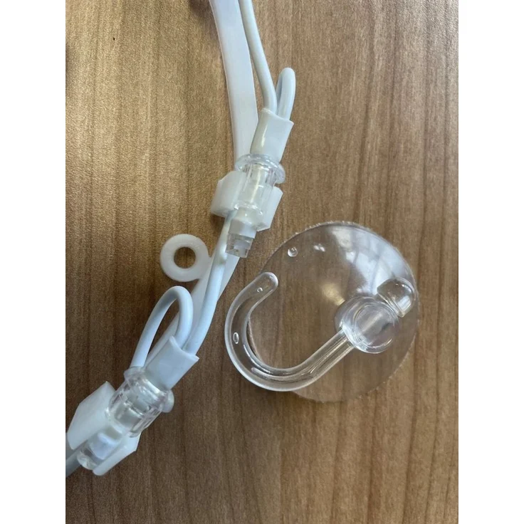 DEGAMO Beleuchtetes Fensterbild ENGEL, 42x37, 50 LED weiss, Netzbetrieb 230V – Bild 3
