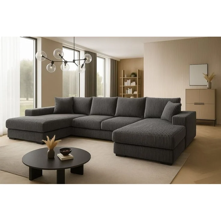 A&J MöbelLand GmbH Ecksofa VIENA, FABIO, VALTOR, MODENA mit Schlaffunktion, Bonellfederkern, Viele Varianten zur Auswahl – wählen Sie Farbe!, TOP ANGEBOT! – Bild 4