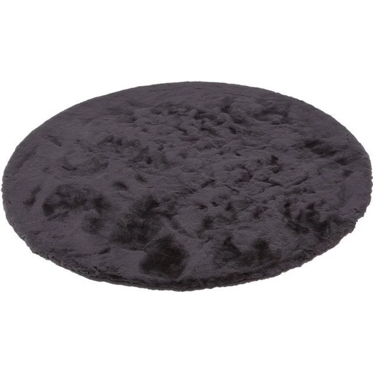 SCHÖNER WOHNEN-Kollektion Fellteppich Tender, rund, Höhe: 26 mm, besonders weich durch Microfaser, Kunstfell, waschbar, Wohnzimmer – Bild 3