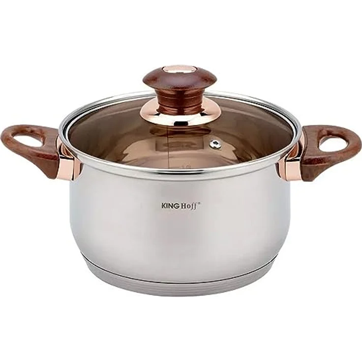 Kinghoff Kinghoff Satz Stahltöpfe 12-tlg. Rosegold KH1768 – Bild 4