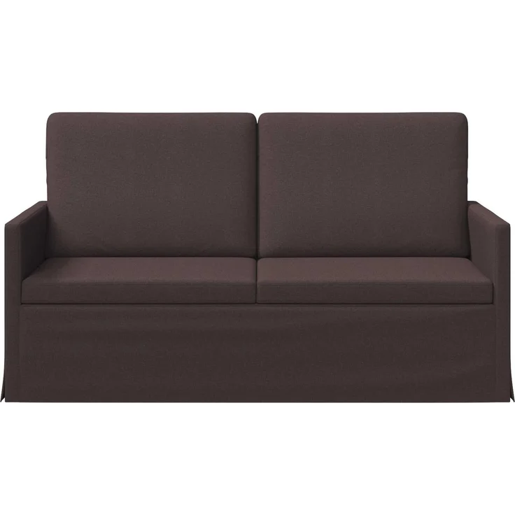 vidaXL 2-Sitzer Sofa Dunkelbraun 150 x 81 x 82 cm Stoff 42041077 – Bild 2