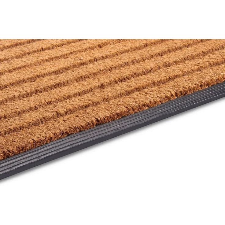 HANSE Home Fußmatte Mix Mats Gummi Kokos Striped, Türmatte, rechteckig, Höhe: 20 mm, Strapazierfähig, pflegeleicht, robust, wetterfest, UV-beständig – Bild 4